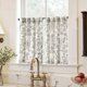 thumbnail image 1 of Cortinas para Ventanas Jinchan de Lino Floral 36 cm Cocina 2 Paneles, 1 of 9