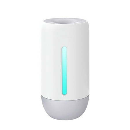 

yongmandr Mini Portable Desktop Humidifier with Lights Cold Mist USB Rechargeable 280ml Wireless Electric Humidifier for Car Home Office Home Supplies Ideal Gifts (White 1PC)