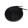 thumbnail image 2 of TOPTIE Metallic Glitter Flat Shoelaces 45 Inch, Fashion Bling Colored Shoelaces - Black, 2 of 7