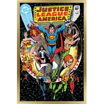 DC Comics - Justice League - Cover Wall Poster, 14.725" x 22.375", Framed