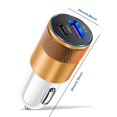 thumbnail image 5 of Cargador de coche USB dual rápido Cargador de coche USB 3.1A para iPhone/Samsung Blanco, 5 of 5