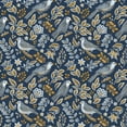 thumbnail image 2 of Piddix 12x12 Gold Ornate Wood Framed with Double Matting Museum Art Print Titled - Bird Pattern, 2 of 4