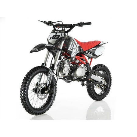 Apollo DB X18 Gasoline 125cc Dirt Bike, Black