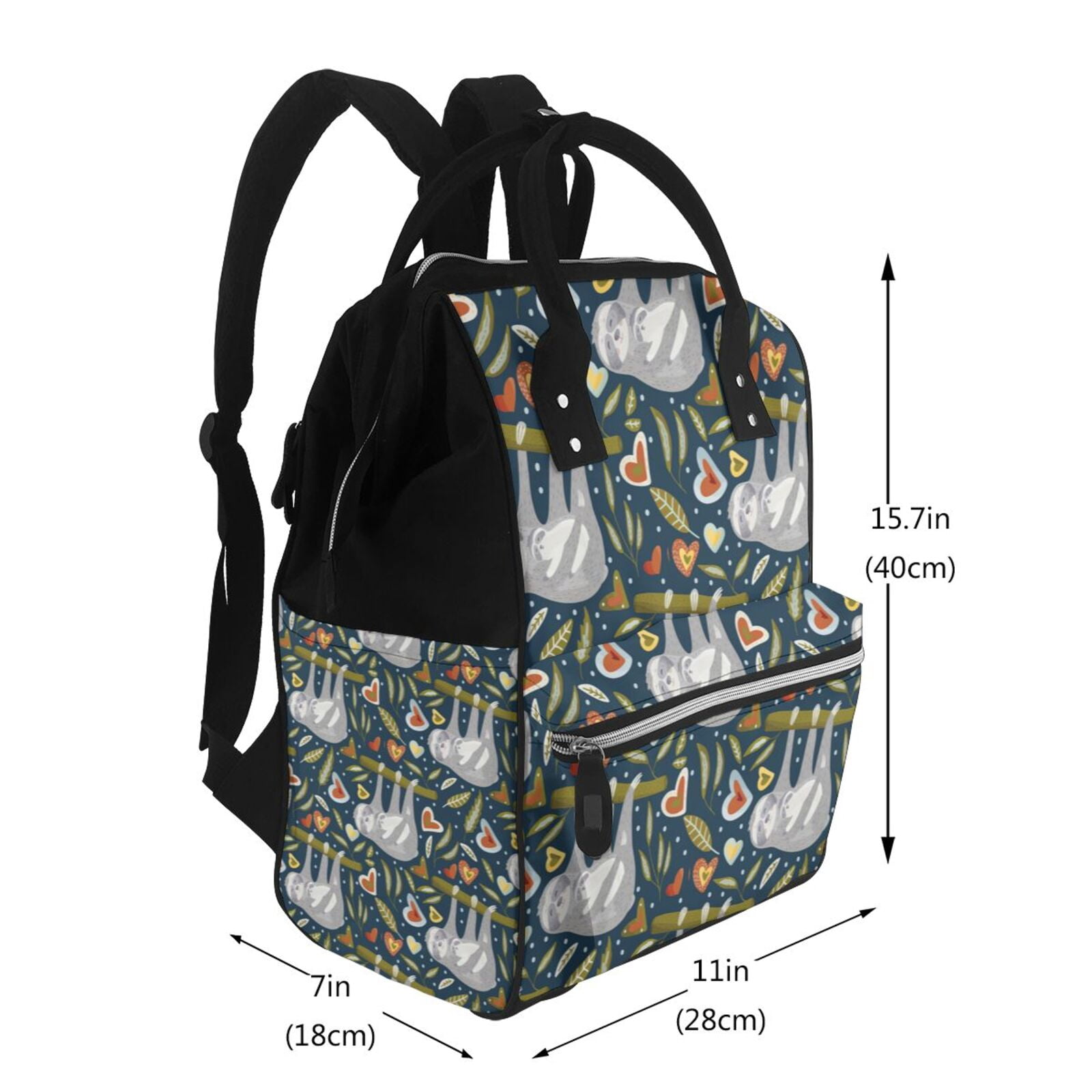 Kdxio Baby Diaper Backpack,Multi-Function Travel Backpack Nappy Bags,Nursing Bag, Fashion Mummy,Roomy Waterproof for Baby Care(Cute Sloth)