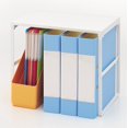 thumbnail image 4 of Lihit Lab Pied de Bureau Largeur 390mm de Haut Type Blanc A7335-0, 4 of 5