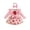 ZZ01-Pink, variant on Quealent Christmas Toddler Girl Plaid Dress Long Sleeve Bow Patchwork Rib Ruffled Shirts Dress Baby Xmas Outfit (Dark Green, 6-9 Months)
