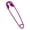 Rose red, variant on Oversized Metal Safety Pin Hair Clip Minimalist Creative Exaggerated Hair Barrette Large Back Head Hair Accessory for Thick Hair