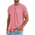 thumbnail image 2 of Mens T-Shirts Short Sleeve Cotton UPF 50+ Lightweight Moisture Wicking Casual Crew Neck Basic Tee Shirts Big and Tall Size M-4XL Red, 2 of 6