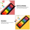 thumbnail image 2 of Shisuyan Ink Pad Multi Color Plastic Sponge 4Pack 8.3X3.1X0.8In, 2 of 8