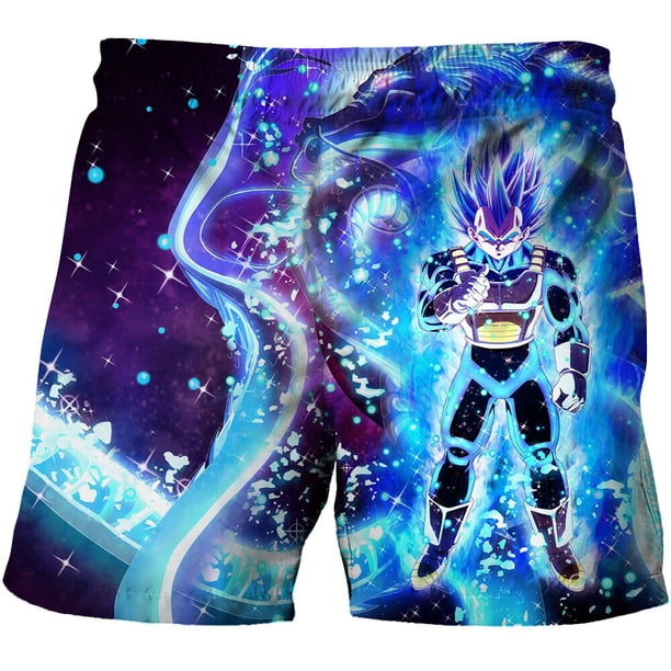Nuevos pantalones cortos de playa para niños de Dragon Ball, pantalones cortos de ocio con estampado 3d de Seven Dragon Ball para niños, pantalones de natación, pantalones de playa XXL Gao Jinjia LED