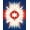Red, variant on ODIKA 4'x6' Machine Washable Non-Slip Area Rug, Lively Theme High Traffic Rug, Blue, 34726