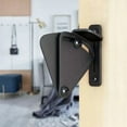 thumbnail image 3 of 1Set Sliding Barn Door Lock Door Buckle Privacy Latch for Shed Wood Gates Garage black, 3 of 8