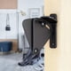 thumbnail image 3 of Cerradura de puerta corrediza portátil para granero, hebilla de puerta, pestillo de privacidad, herrajes para muebles negro, 3 of 9