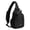 Black, variant on Crossbody Sling Bag, Chest Bag with RFID Blocking & Adjustable Stabilizer Strap, Lightweight Shoulder Bag, Water-Resistant Compact EDC Bag for Travel, Hiking, Outdoor Activities