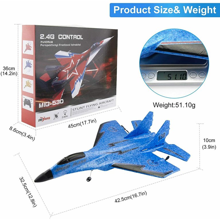 RC Fighter Gift Remote Control Airplane 2.4GHz 3.5 Channel 6-Axis