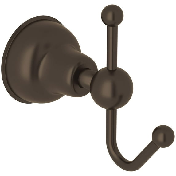 Rohl Cis7 Arcana Double Robe Hook - Brass