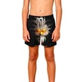 thumbnail image 6 of Piuwrlz Boys Swimming Trunks for Boy Swim Shorts Solid Color Single Piece Short Trousers Black Size 11 Years, 6 of 9