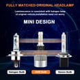thumbnail image 2 of For Chevy Spark 2013-2018 - 6000K 2pc 9008 LED Headlight High/Low Beam Bulbs Kit, 2 of 11