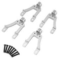 thumbnail image 2 of Soporte de suspensión delantera y trasera de metal 1/12 antideformación para coche de control remoto Plata, 2 of 9