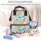 thumbnail image 5 of Disketp Sea Animal Mochila de Pañales de Gran Capacidad con Múltiples Bolsillos, Mochila de Viaje Multifuncional para Bebé, Unisex, Moderna y Resistente, 5 of 6