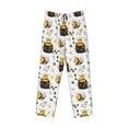 thumbnail image 2 of Fotbe Honey Bee Insect Men's Pajama Pants,Sleepwear Pants,Pj Bottoms Drawstring And Pockets-Small, 2 of 7
