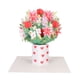 thumbnail image 5 of Tarjeta de ramo de flores de papel artesanal, bellamente grabada, doblada repetidamente, tarjetas de felicitación 3D para el Día de San Valentín, 5 of 14