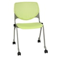 thumbnail image 7 of KFI Studios KOOL Armless Stacking Chair with Casters, Pink, 7 of 7