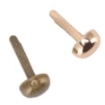 thumbnail image 4 of Mini Rivets, 200pcs Mini Brads 8mm Round Head DIY Handcraft Electroplating Process Light Gold Bronze Brass Fasteners, 4 of 8