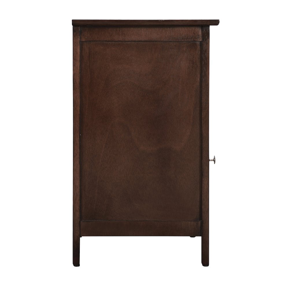 Glory Furniture Izzy Nightstand in Cappuccino Color