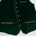 thumbnail image 6 of HBYJLZYG Stand Collar Bavarian Vest for Men Traditional Oktoberfest Gilet, Sleeveless Button Down German Costume Jacket for Beer Festival Party, Classic Folk Attire, 6 of 8