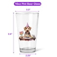 thumbnail image 5 of Happy Mother's Day Airedale Terrier with Sweets and Flowers at a Picnic 16oz Pint Beer Glass Mug Dale Waterside Dog Lover Beer Glasses Cup - 13005, 5 of 5