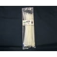 thumbnail image 4 of NavePoint 12 Inch Nylon Cable Wire Zip Tie 40 lbs - Natural White 100 Pack Lot Pcs Qty, 4 of 4