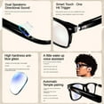 thumbnail image 5 of Nessthub Glasses, Nessthub Smart Glasses, Ai Smart Glasses with HD Camera, Video Recording, Music Playback, Hands-Free Calling, for Home/Office/Outdoor, 5 of 7