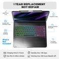 thumbnail image 2 of Funda con teclado BABG para iPad Air 13 y iPad Pro 12.9 de tercera a sexta generación, 2 of 7