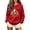 Red, variant on TKLPEHG Halloween Sweatshirts for Women 2026 Fashion Funny Ghost Jack O Lantern Pumpkin Graphic Sweatshirt Long Sleeve Crewneck Pullover (Red,XL)