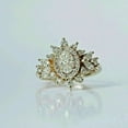 thumbnail image 2 of 2.00 Carat Lab-Created 14K Yellow Gold Plated Oval Halo Engagement Ring, 2 of 4