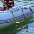 thumbnail image 2 of CSChome Boat Ladder Rope Foldable Reusable Nylon Boat Rope Ladder Three Step Ladder Strong Load-Bearing Ladder for Yachts Boats, 2 of 7