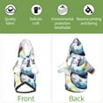 thumbnail image 6 of Haiem Watercolor Snake for Winter Dog Hoodie Sweatshirts with Pockets Warm Dog Clothes for Small Dogs Chihuahua-Medium, 6 of 7