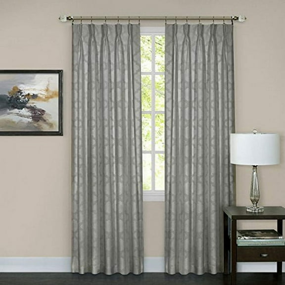 Ben&Jonah Collection Windsor Pinch Pleat Window Curtain Panel 34x63