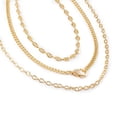 thumbnail image 2 of Collares Ametrinaa Triple Layer PMGD0008 Chapa de Oro 18k, 2 of 5