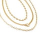 thumbnail image 2 of Collares Ametrinaa Triple Layer PMGD0008 Chapa de Oro 18k, 2 of 5