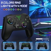 2 Pack Switch Controller, QQV Wireless Switch Controller for Switch 2/Switch/Lite/OLED with Programmable, Wake-up,Turbo