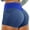 001 Dark Blue, variant on FNFYFH High Waist Yoga Shorts for Women's Tummy Control Fitness Athletic Workout Running Shorts (Women's XX-Large)