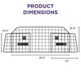 thumbnail image 4 of Pawple adjustable dog car barrier, universal fit for SUVs, cars, trucks, keeps pets safe and secure, 4 of 6