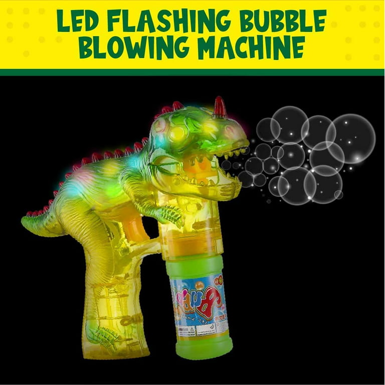  Bubble Gun Bubble Machine Dinosaur Bubble Blower Toy for Kids  and Toddlers Bubble in Bubble Gun Party Favors Birthday for 3 4 5 6 7 8 9  Years Old Boys and Girls : IFLOVE: Toys & Games