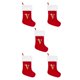 thumbnail image 1 of Billuyoard Calcetines Decorativos Navideños De Tela - Comodidad Exquisita Y Para Las Vacaciones Y Las Telas Son Suaves Grandes Rojo V Type2 NO2, 1 of 6