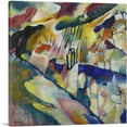 thumbnail image 1 of ARTCANVAS Landscape with Rain 1913 Canvas Art Print by Wassily Kandinsky - Size: 12" x 12" (0.75" Deep), 1 of 9