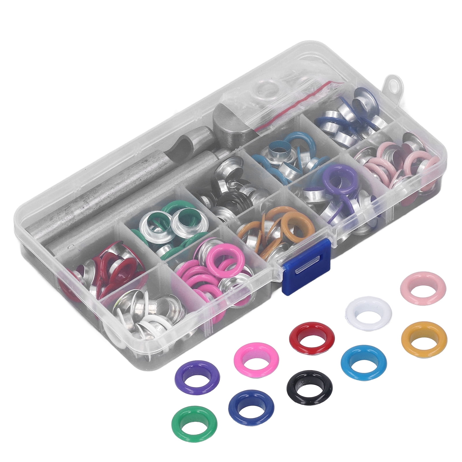 Grommet Tool Kit, 120Pcs Eyelets Easy Installation Eyelet Kit With