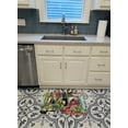 thumbnail image 3 of Carolines Treasures 8915RUG Wine Crab Shrimp & Oysters Machine Washable Memory Foam Mat, 3 of 4