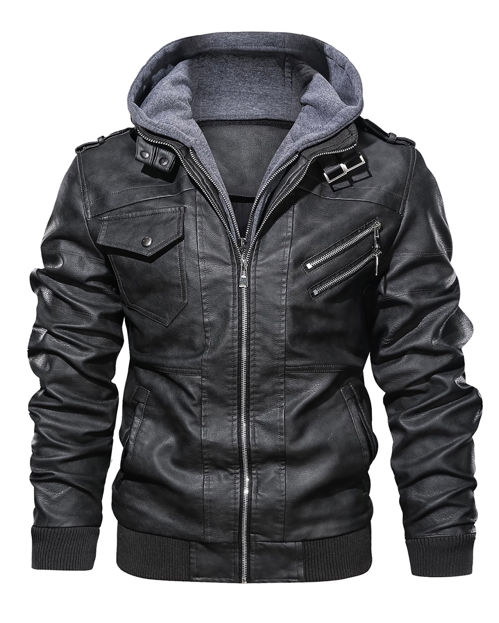 Faux leather store jacket price